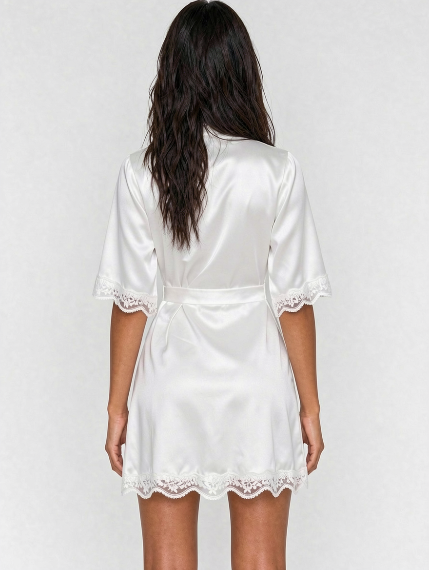 Afterglow Satin Robe