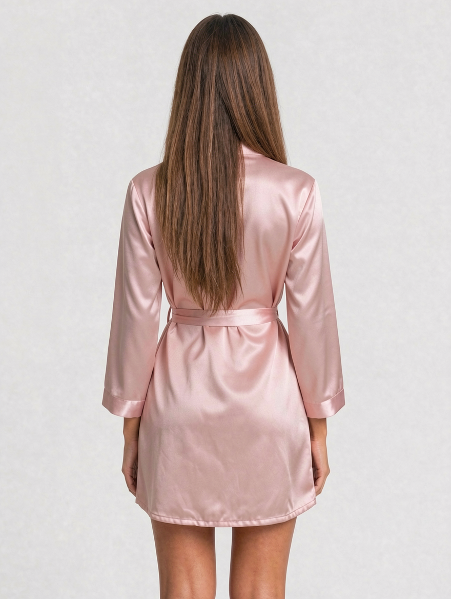 Midnight Soft Satin Robe