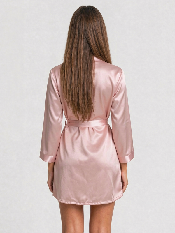Midnight Soft Satin Robe
