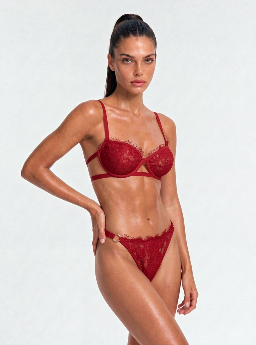 Raw Elegance Lace Set