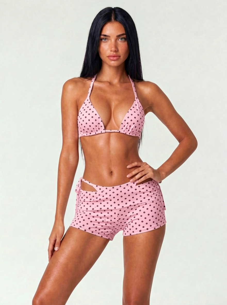 Soft Tease Dots Bikini Set