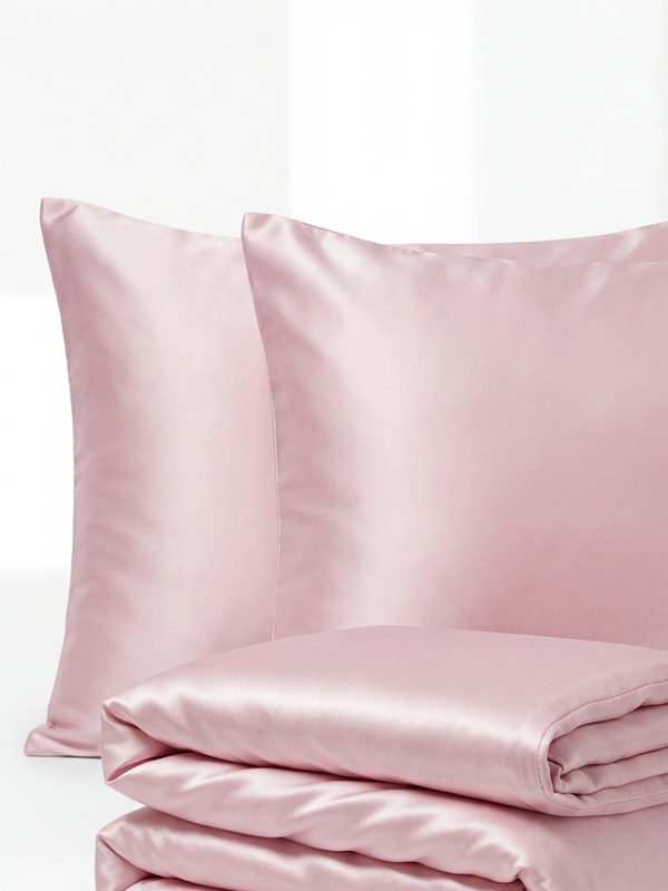 Too Comfortable To Leave Satin Bedding Set
