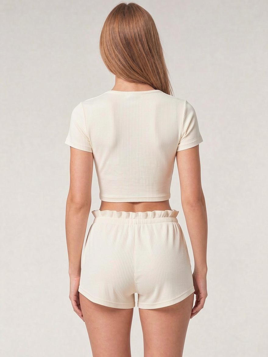 Cream Of The Crop Pajama Set