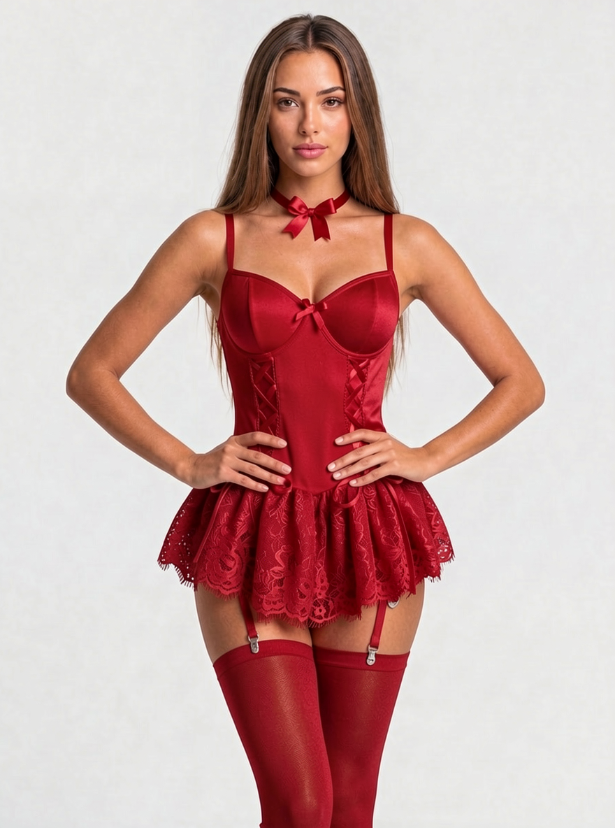 Heavenly Muse Corset Set