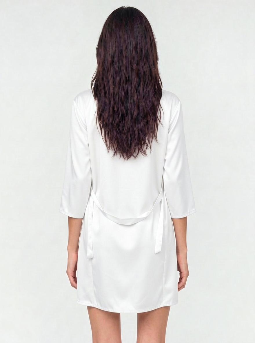Midnight Presence Satin Robe