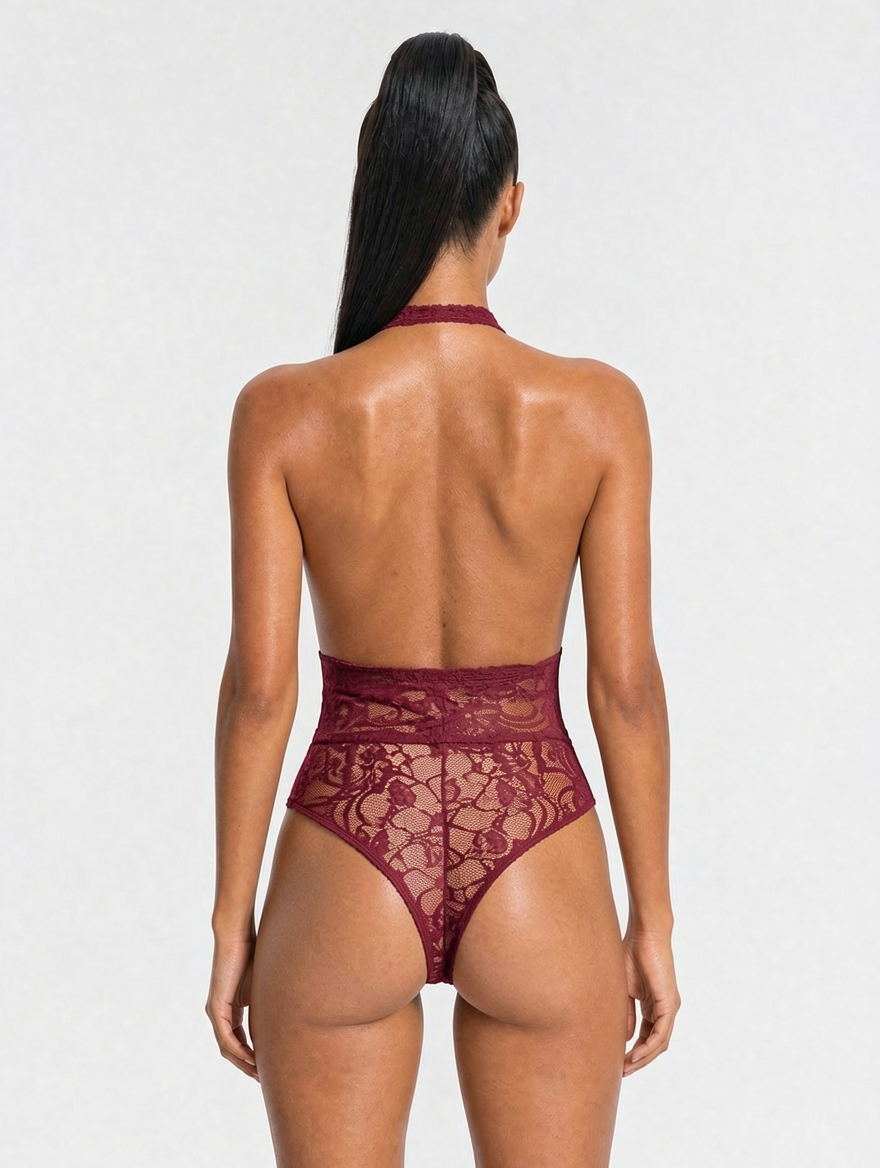 Play By My Rules Lace Bodysuit