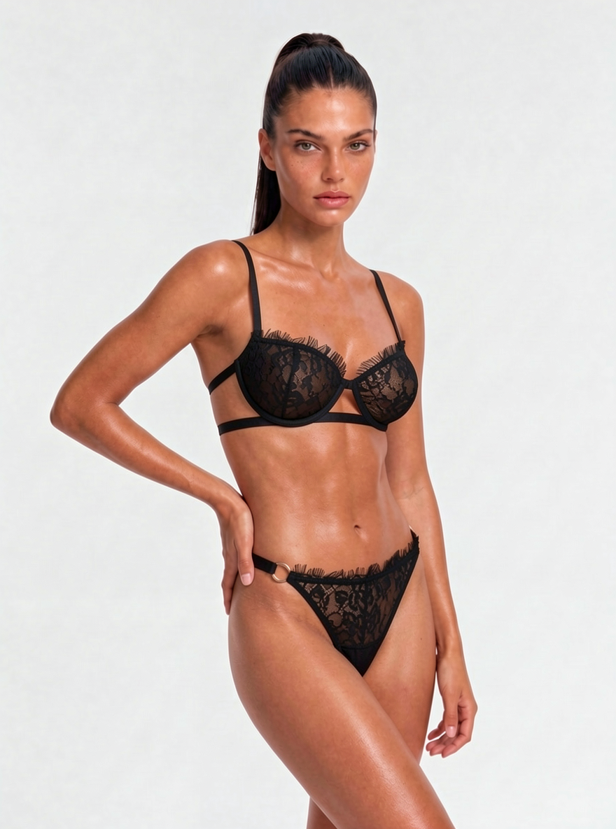 Raw Elegance Lace Set