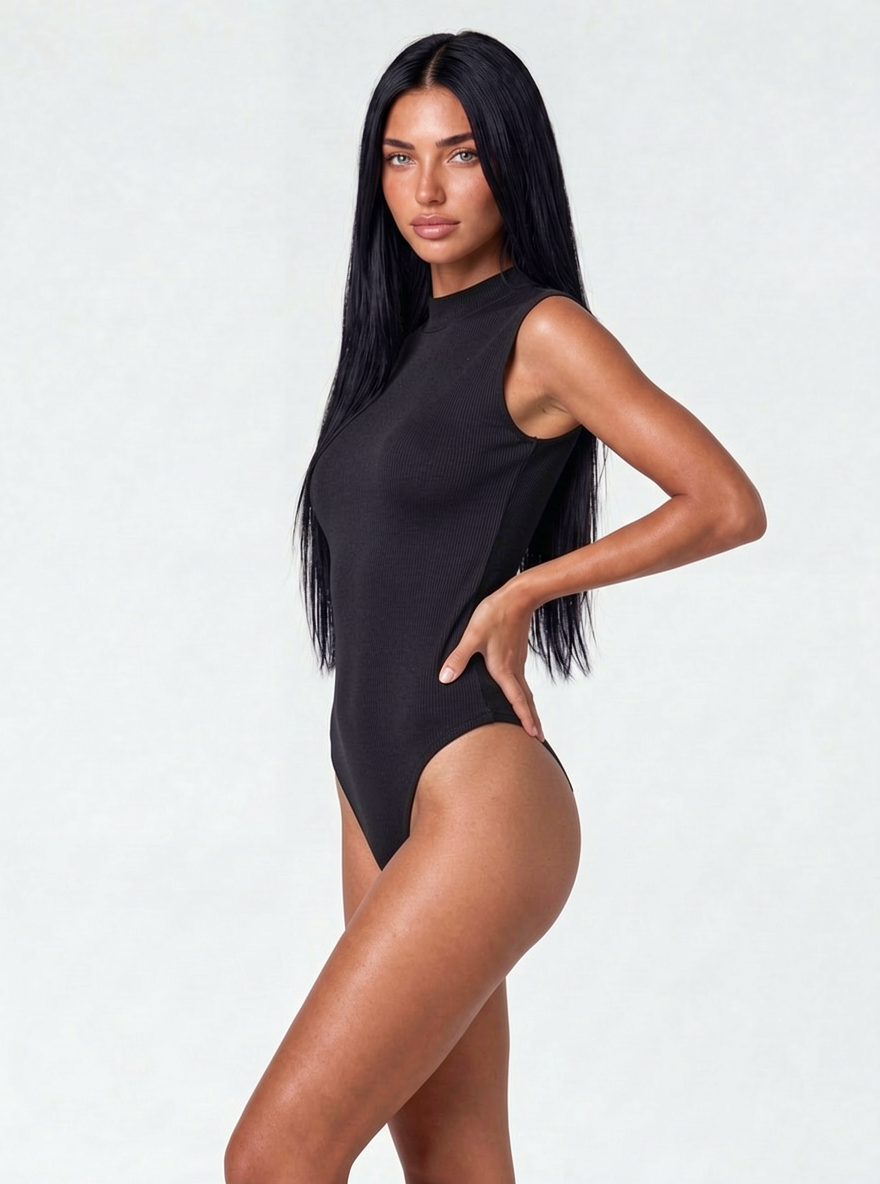 Second Skin High Neck Bodysuit