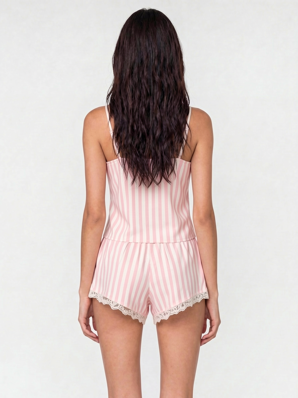 Soft Lines Satin Set