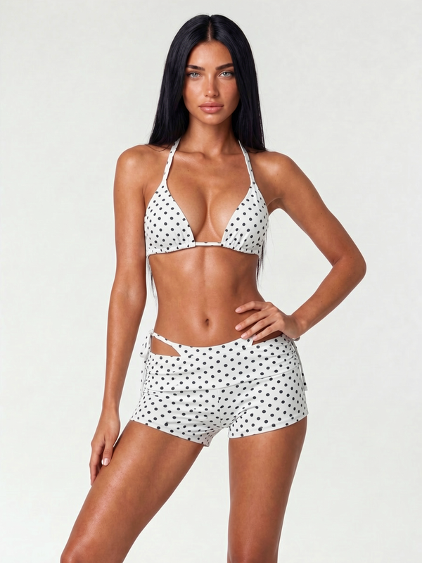 Soft Tease Dots Bikini Set